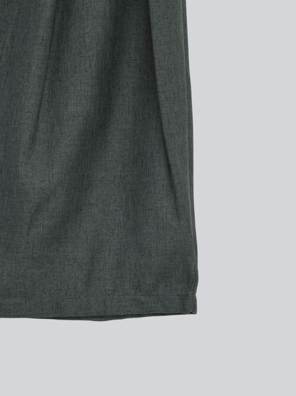 pleated wide leg trousers