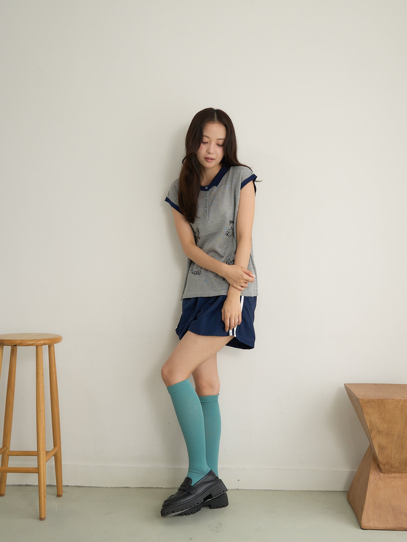 line short pants