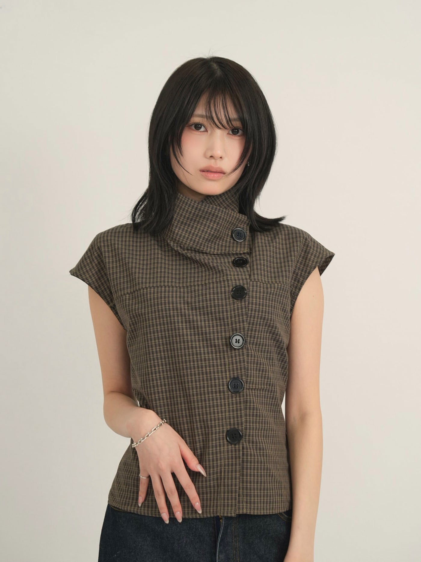 check button short sleeve