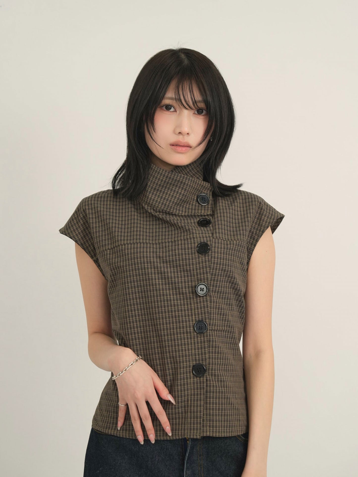 check button short sleeve