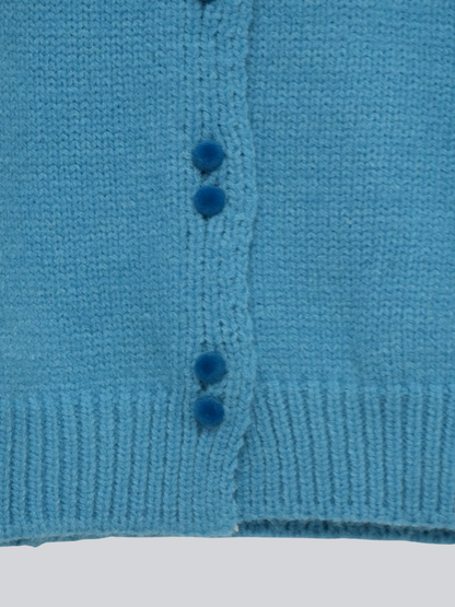 ribbon tie knit cardigan