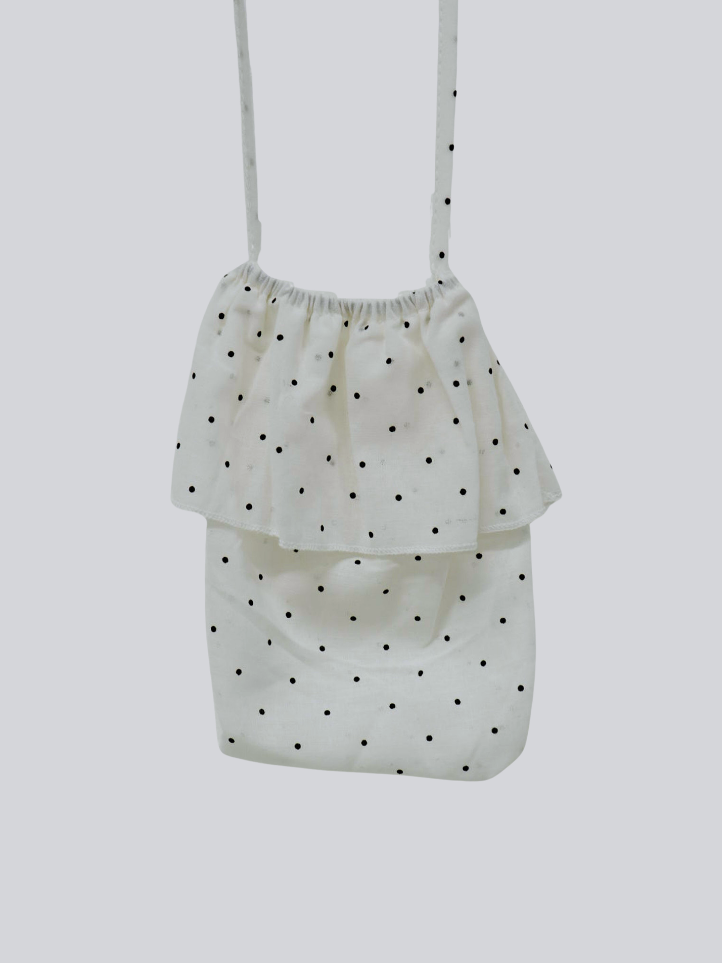 dot sleeveless blouse set