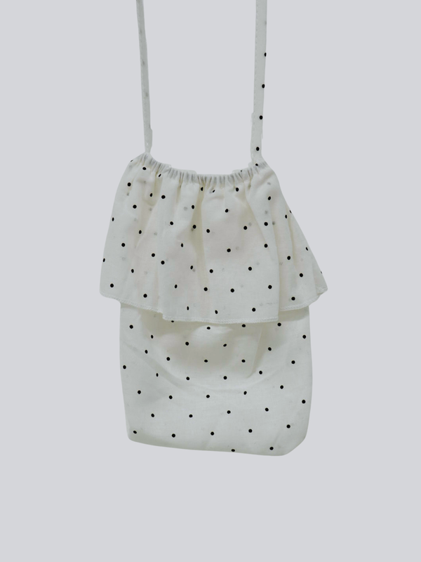 dot sleeveless blouse set
