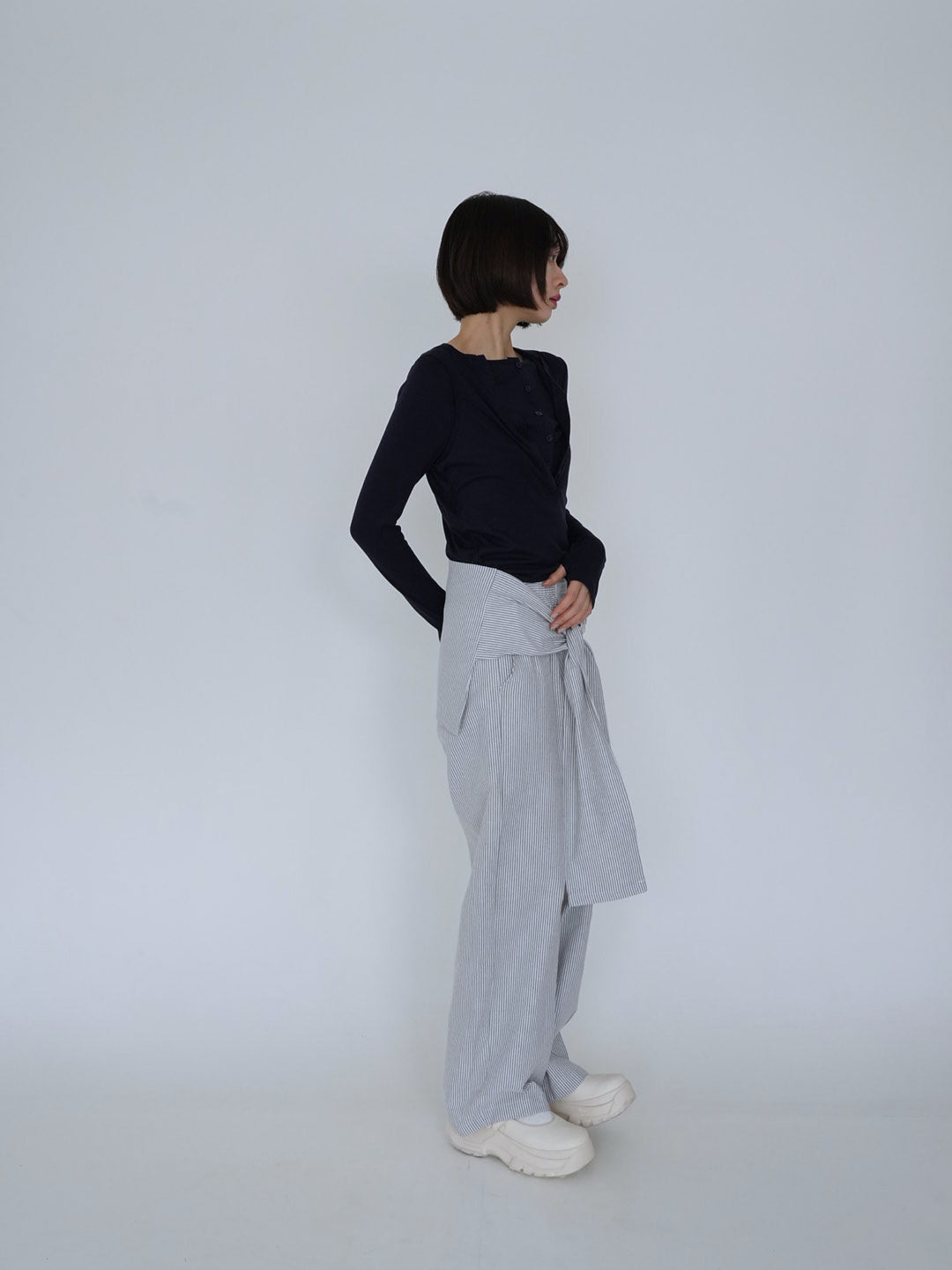 cutout layered tee