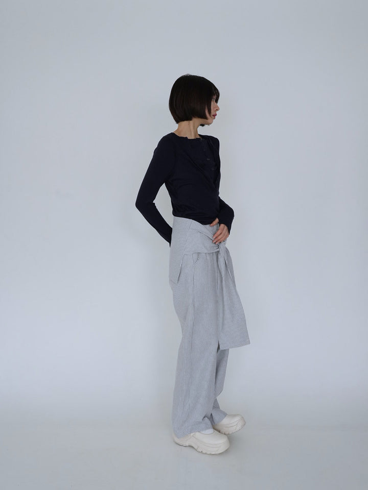 cutout layered tee