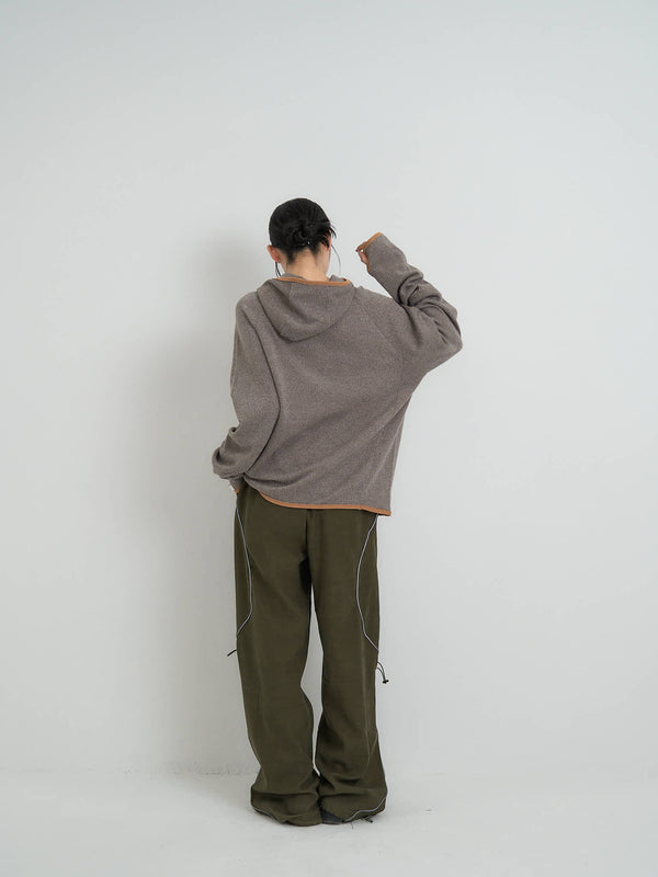 リブ ロングTシャツ 大人カジュアル レディース Uenui