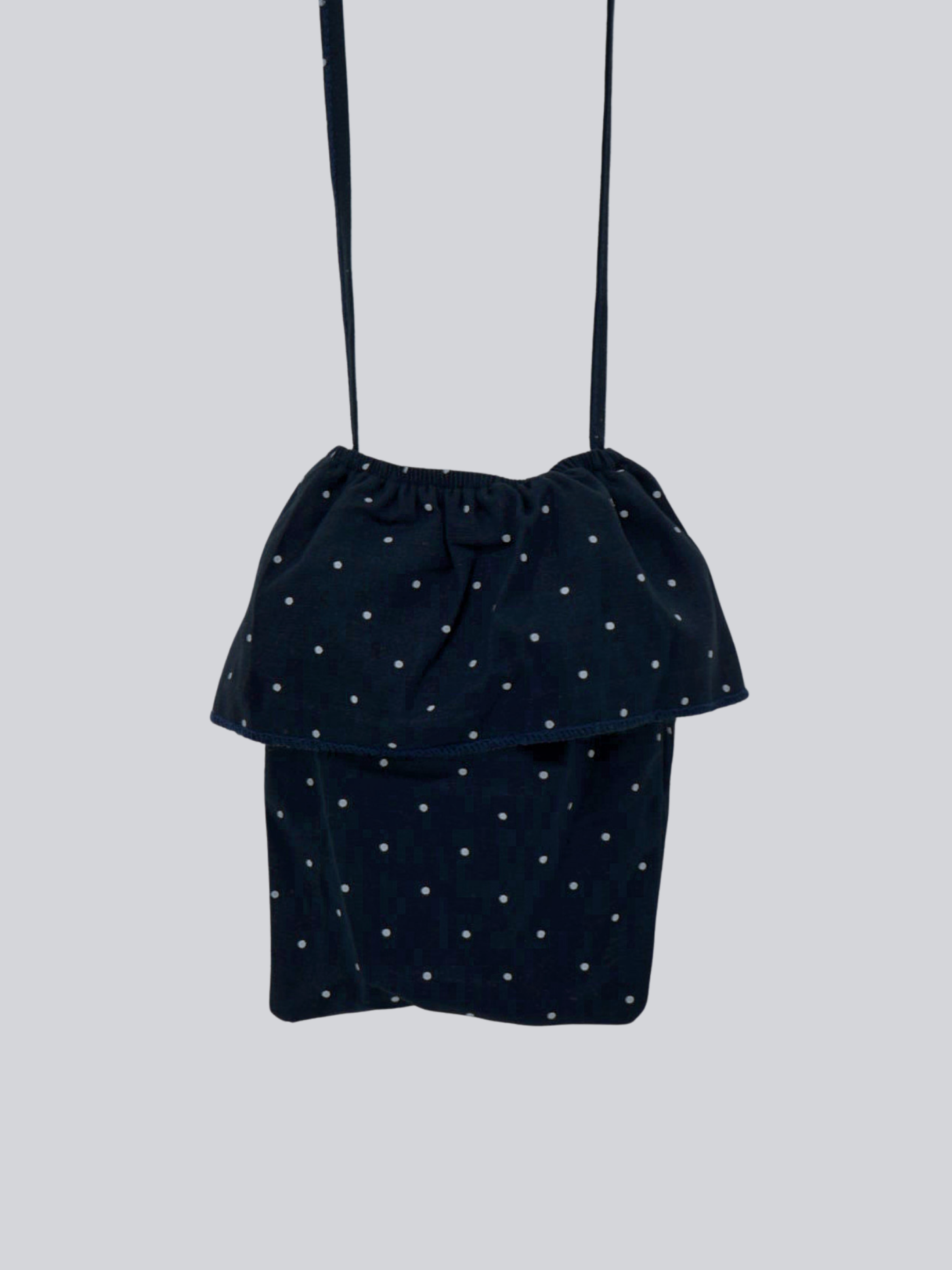 dot sleeveless blouse set