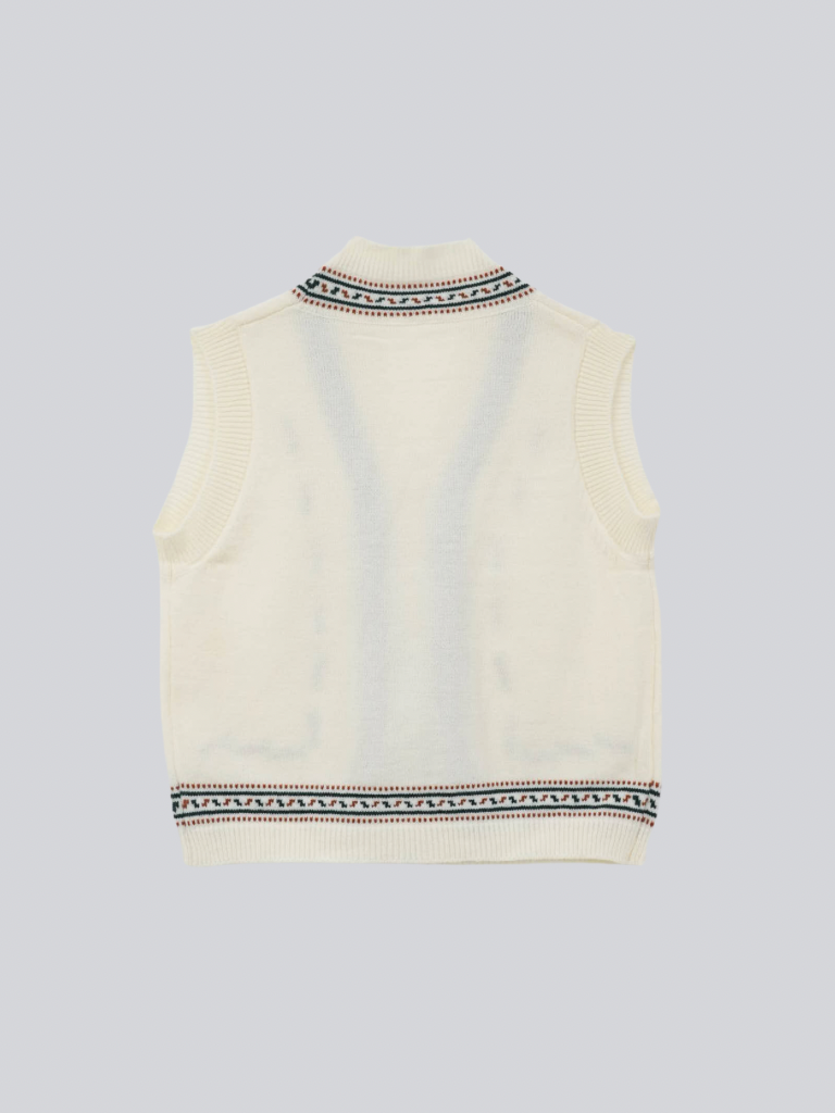 retro knit vest