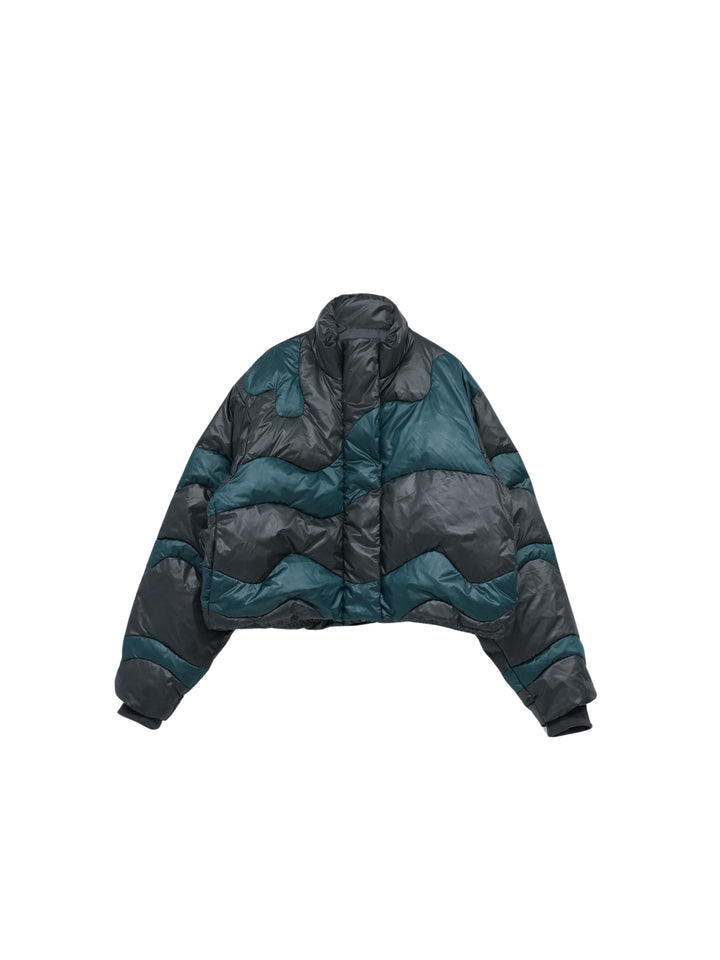 【9月19日発売予定】wave bicolor down jacket