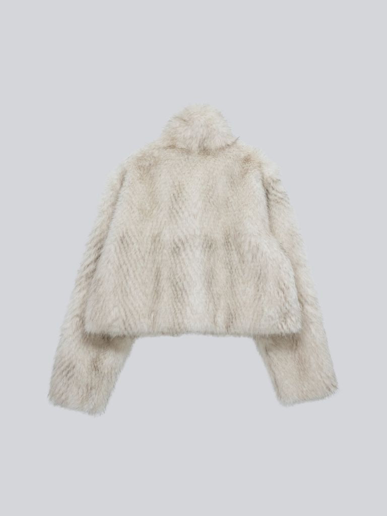 fur short coat