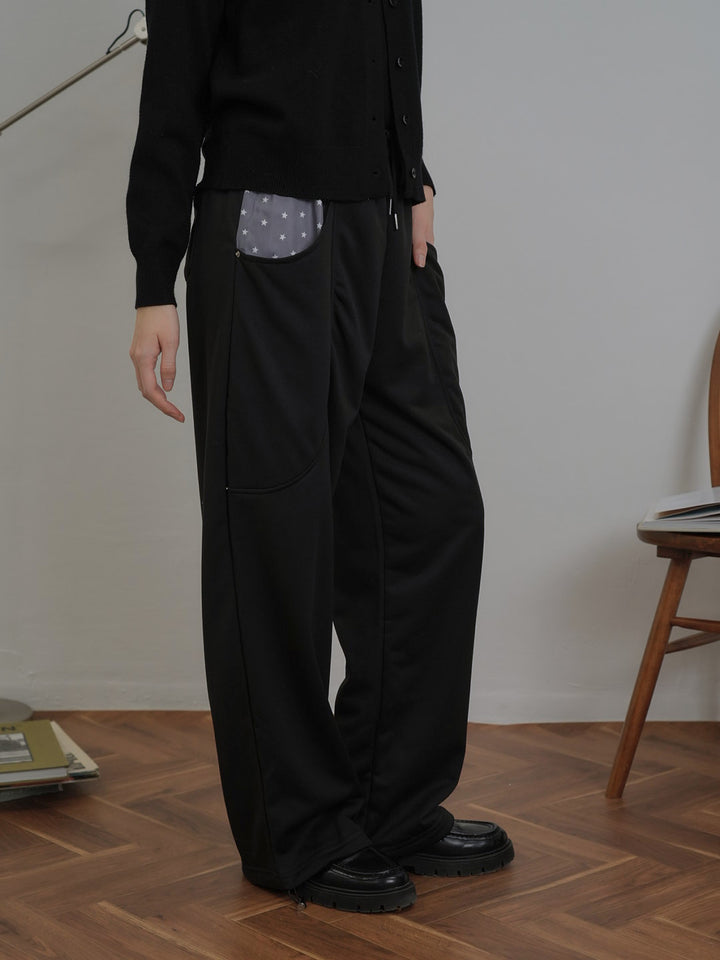 petit star pocket sweat pants