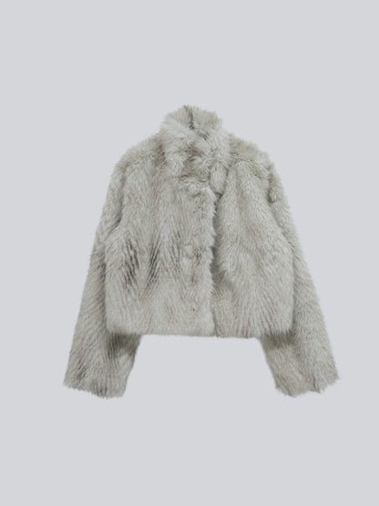 fur short coat