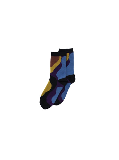 wave design socks