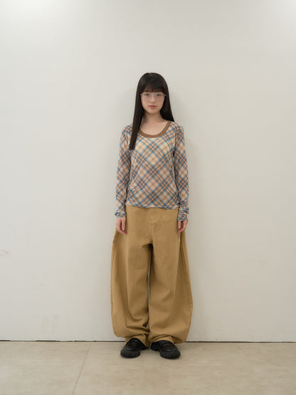 wide color pants