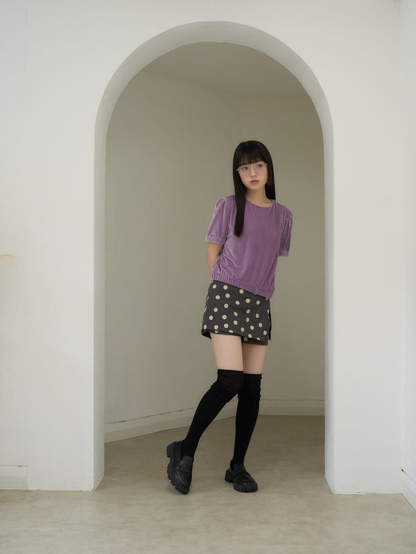 dot print culotte