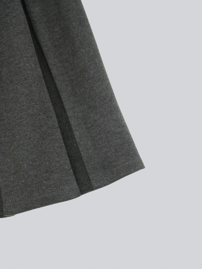 classic midi pleated skirt