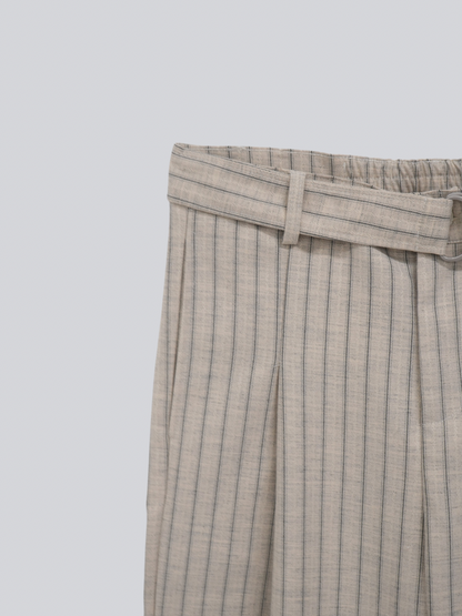 stripe wide pants