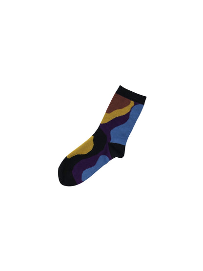 wave design socks