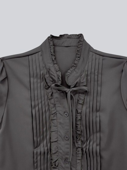 vintage frill  blouse