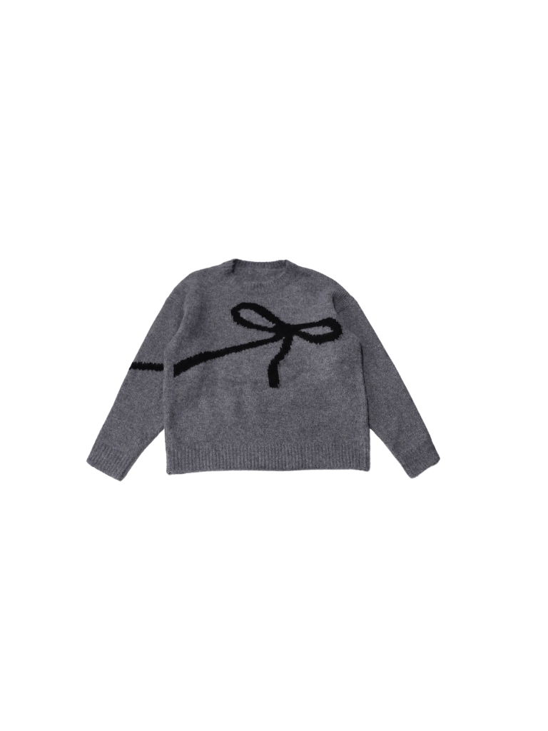 flow diagonally ribbon knit
