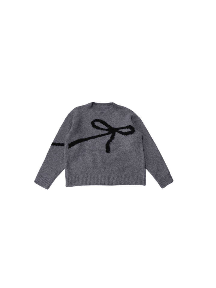 flow diagonally ribbon knit