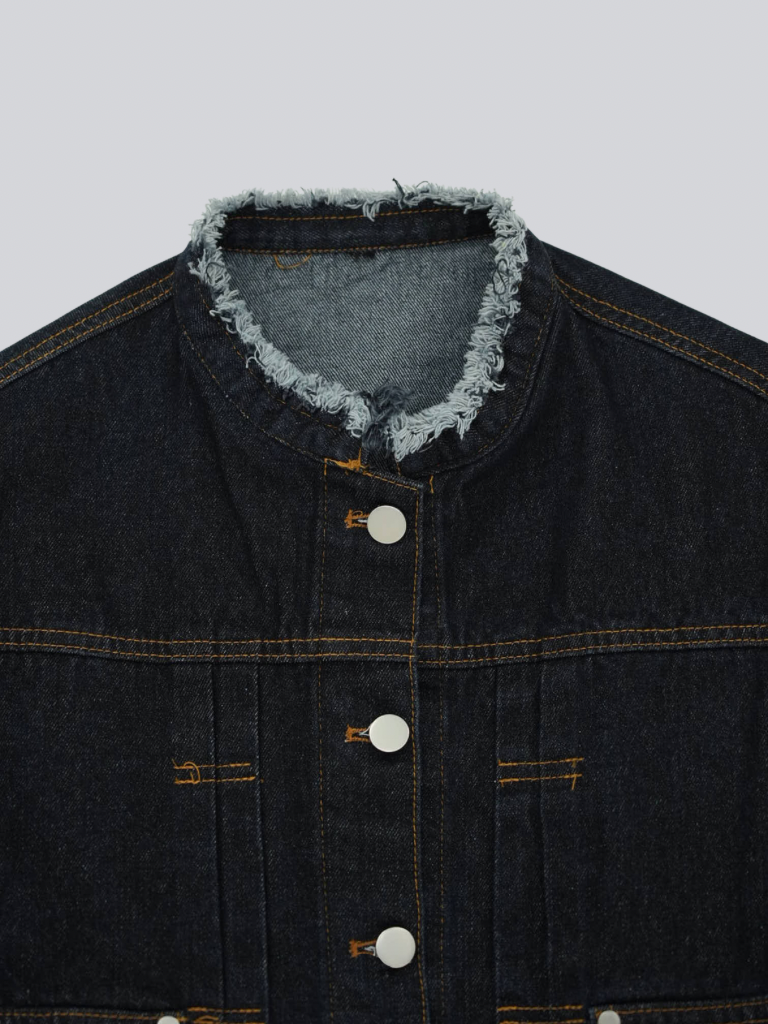 fringe denim jacket