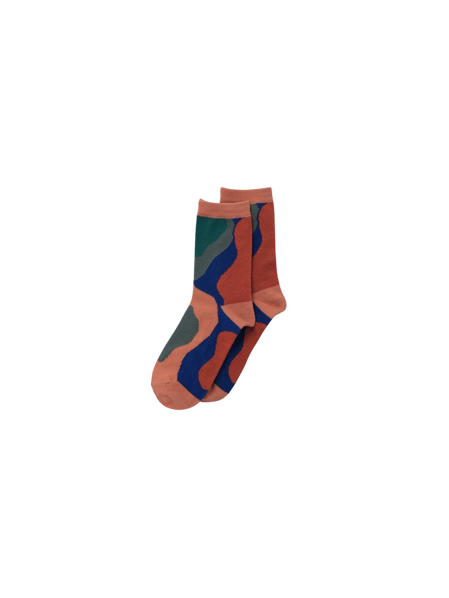 wave design socks