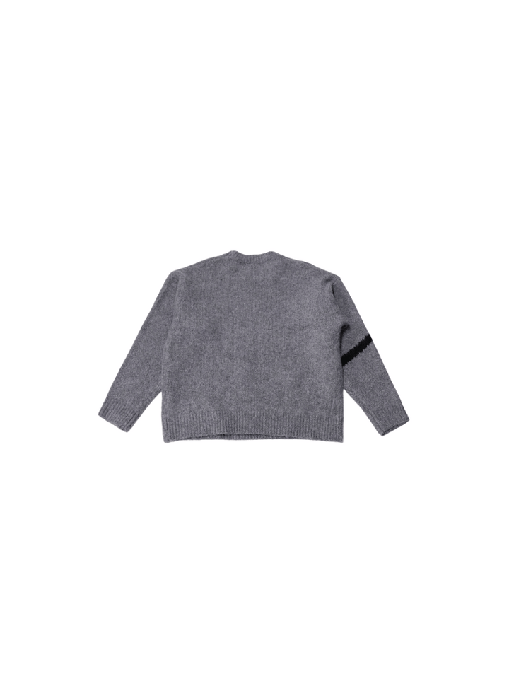 flow diagonally ribbon knit