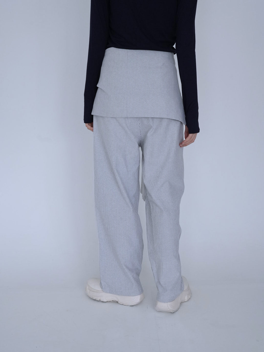 【8月26日発送予定】waist ribbon wide pants