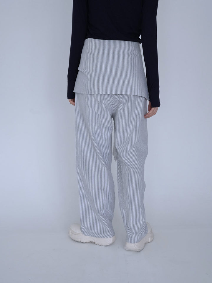 【8月26日発送予定】waist ribbon wide pants