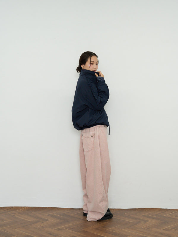 stand collar blouson