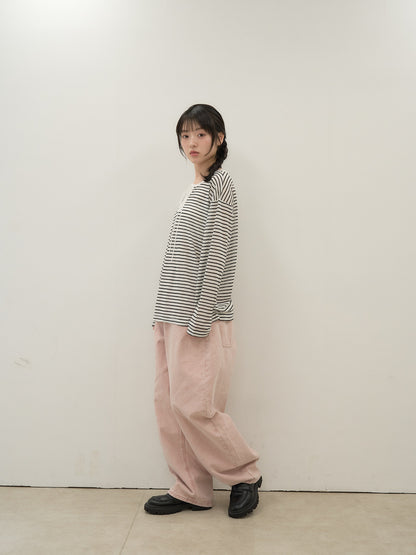 french border long sleeve knit