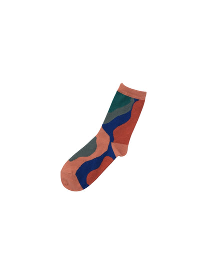 wave design socks