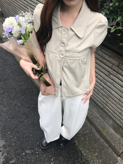 button blouse top