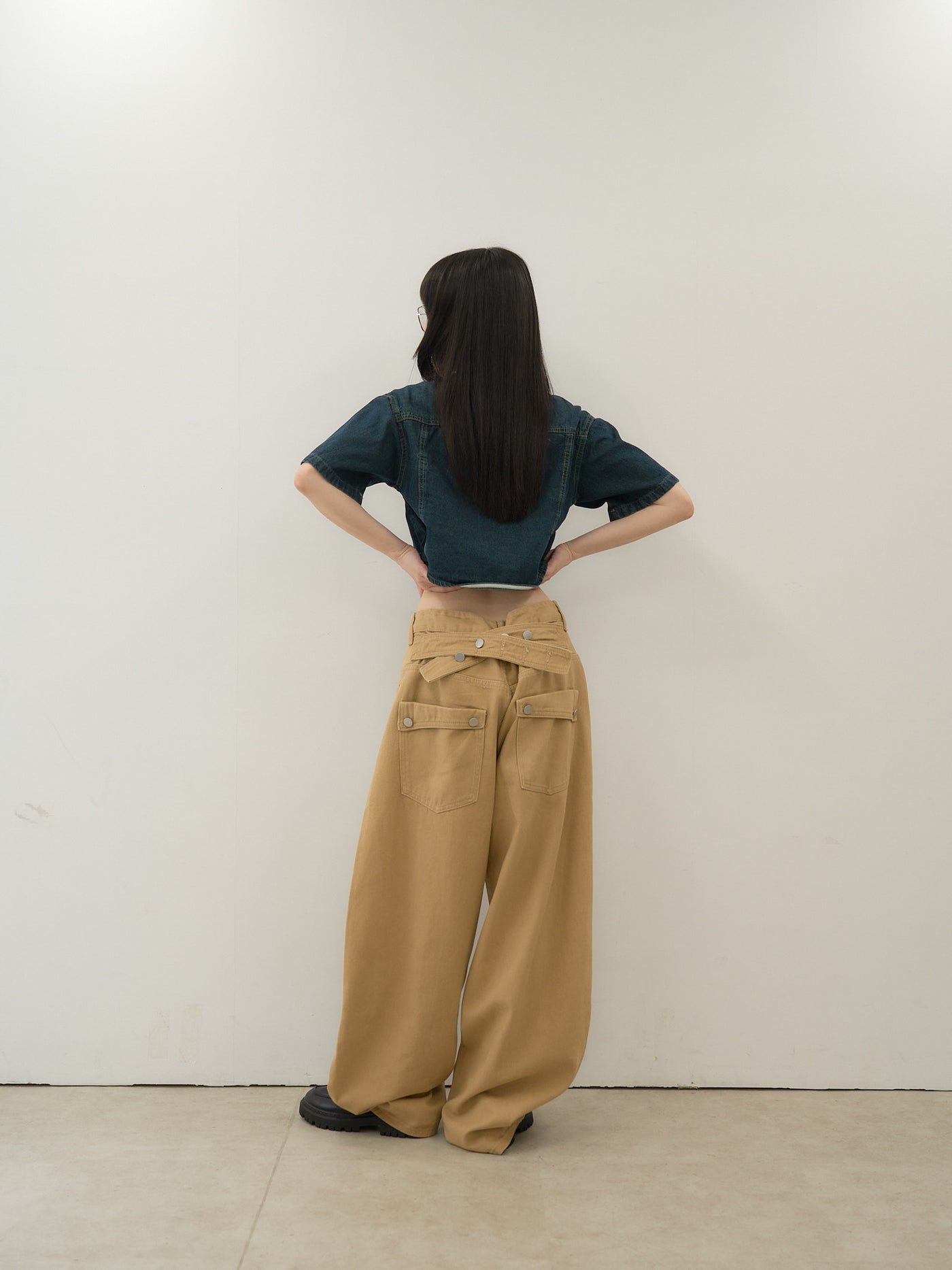 wide color pants