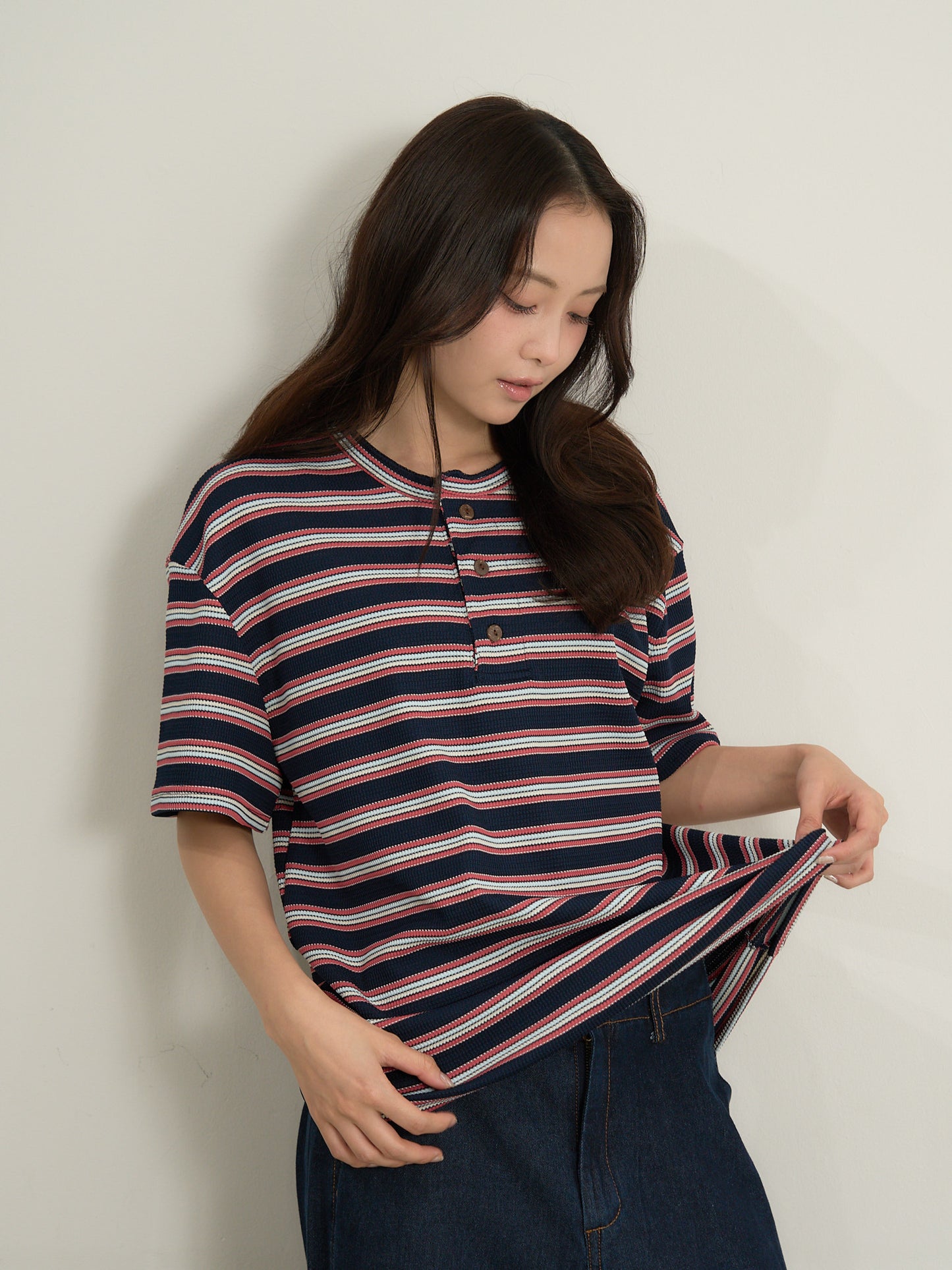 border henley tee