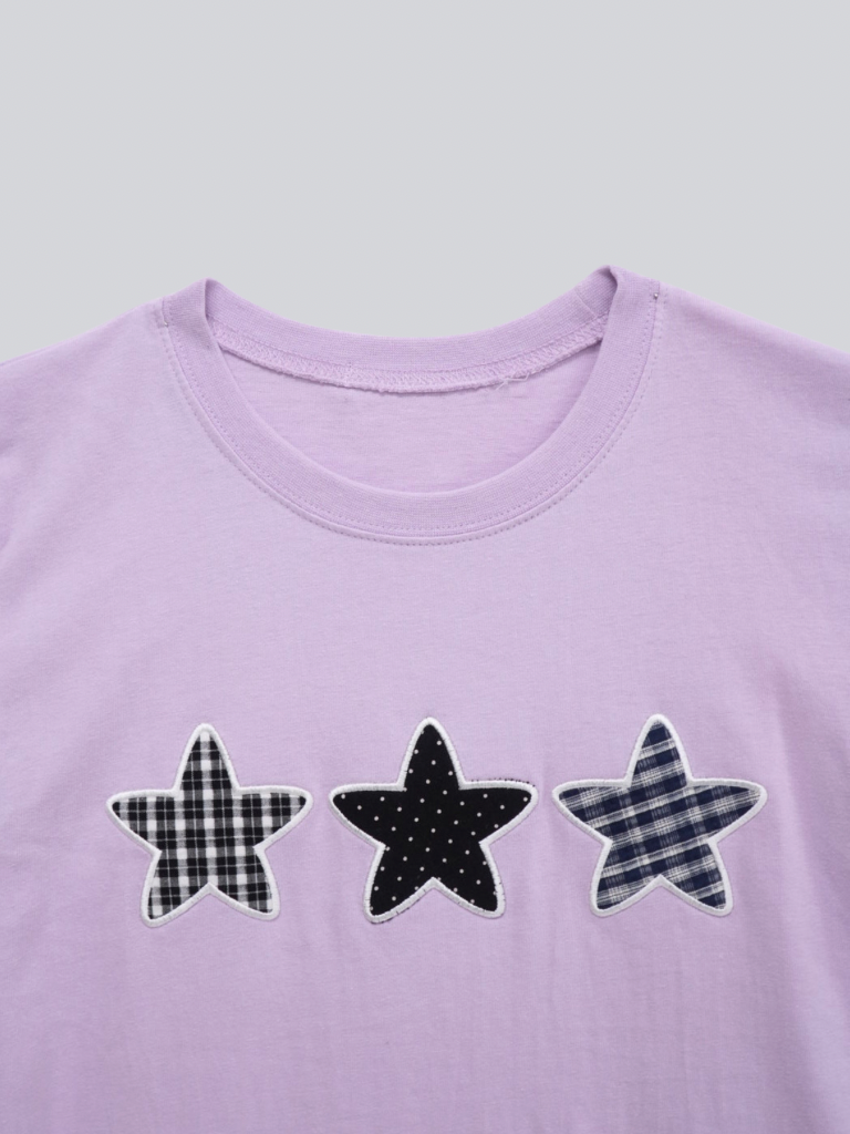 star patch tee