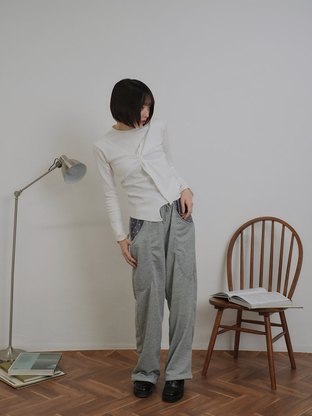 petit star pocket sweat pants