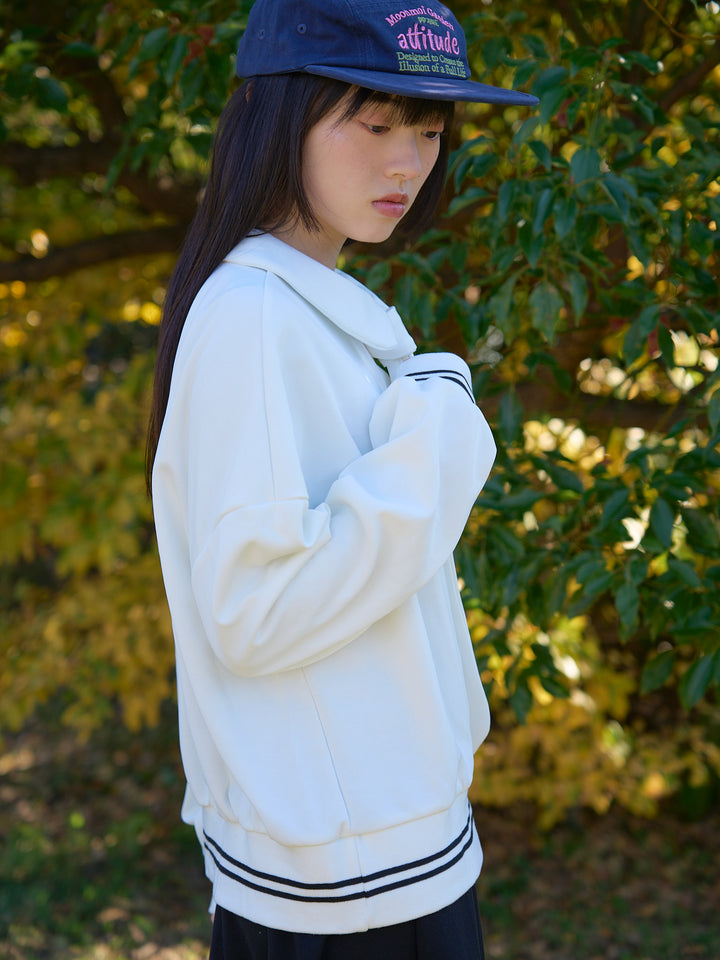 white sailor sweat