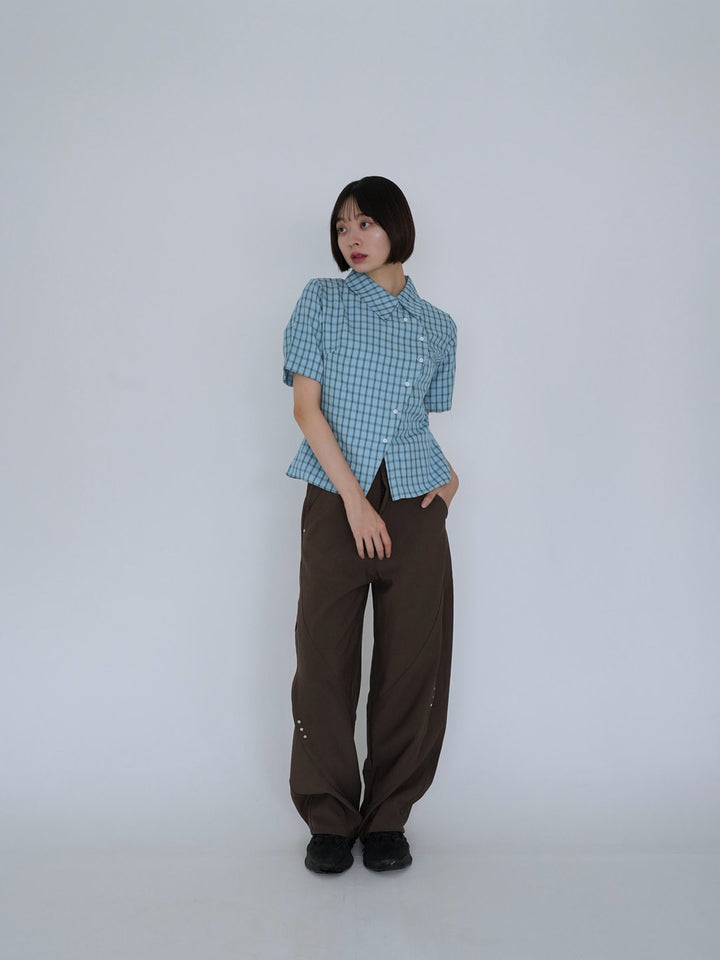 【8月29日発送予定】stitched wide pants