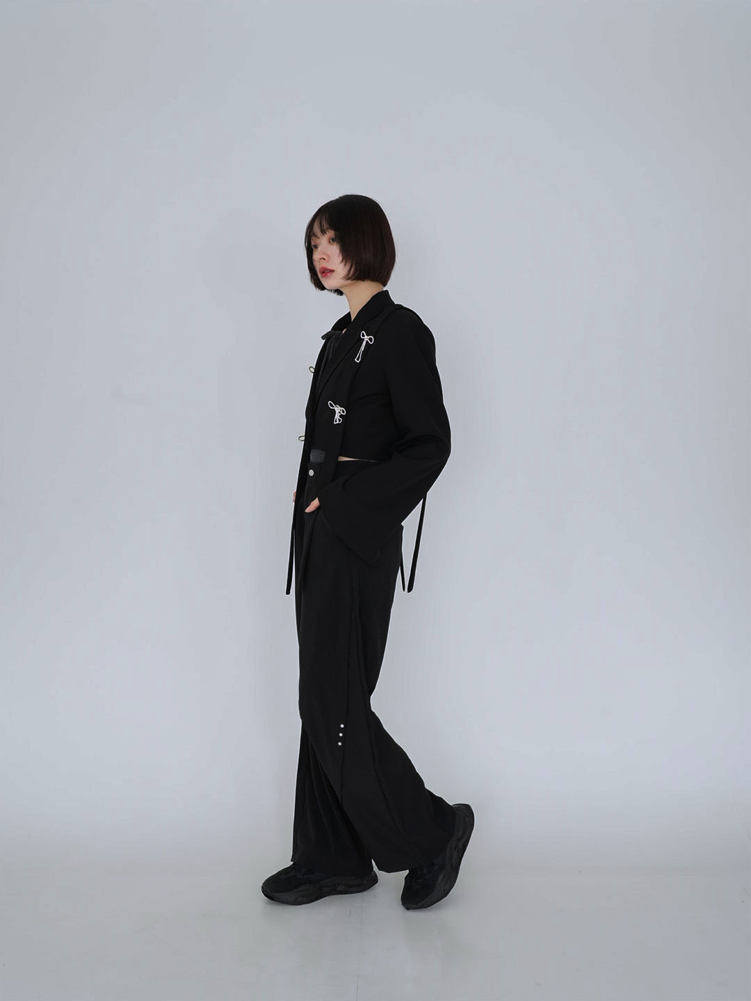 【8月29日発送予定】stitched wide pants