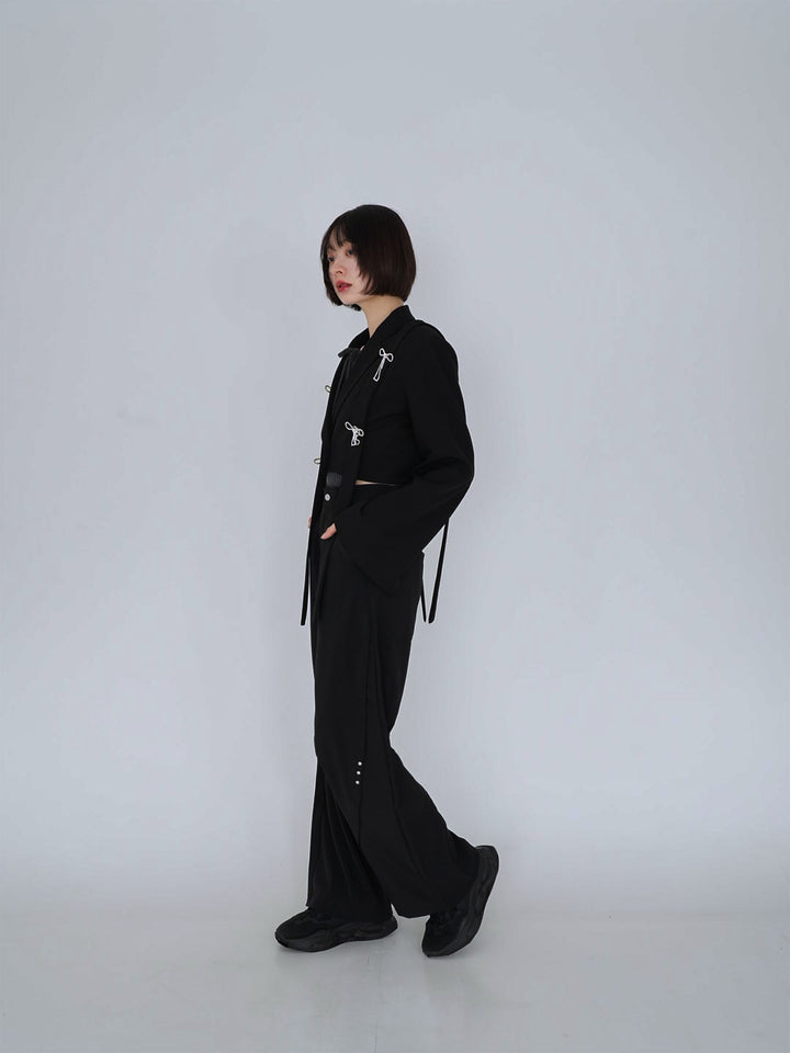 【8月29日発送予定】stitched wide pants