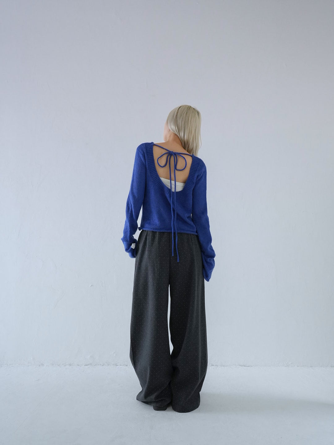 【 10月中旬発送予定 】tie ribbon knit