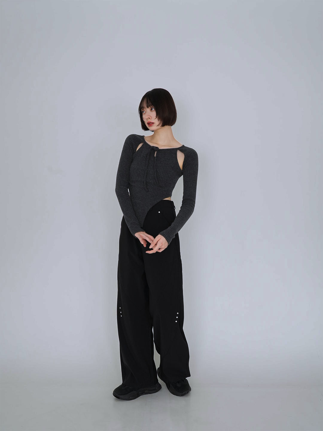 【8月29日発送予定】stitched wide pants