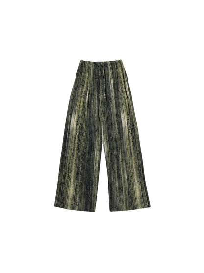 flowing ink pleats pants