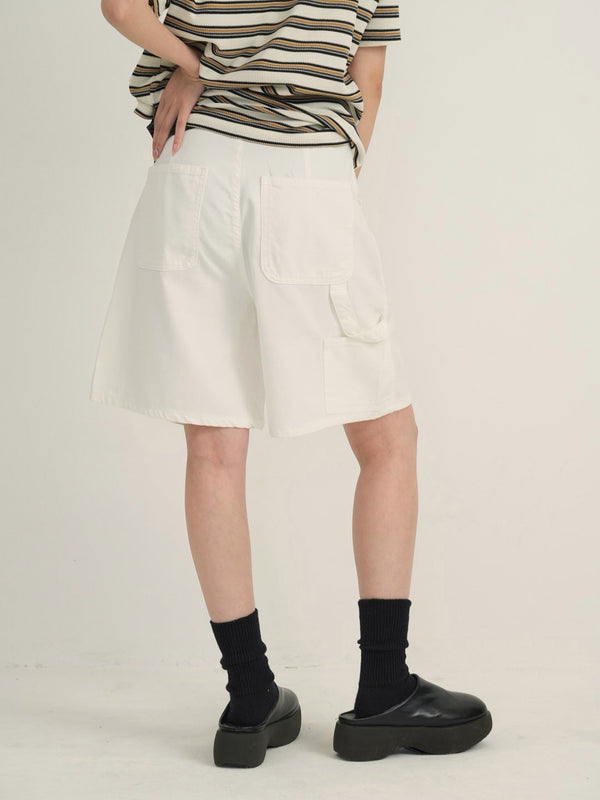waist check cargo half pants