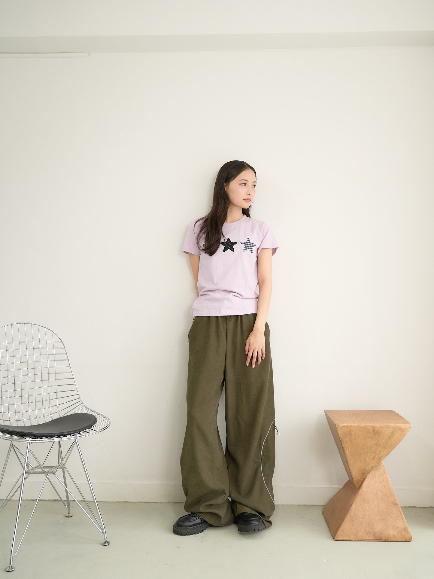star patch tee
