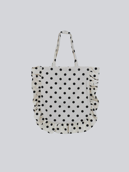 frill tote bag