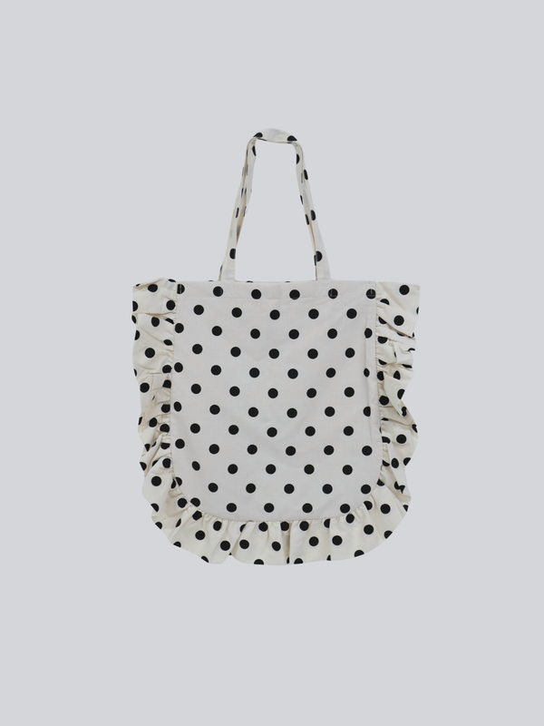 frill tote bag