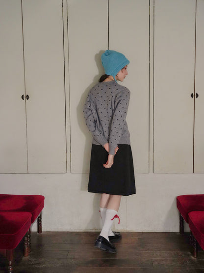 dot ribbon cardigan